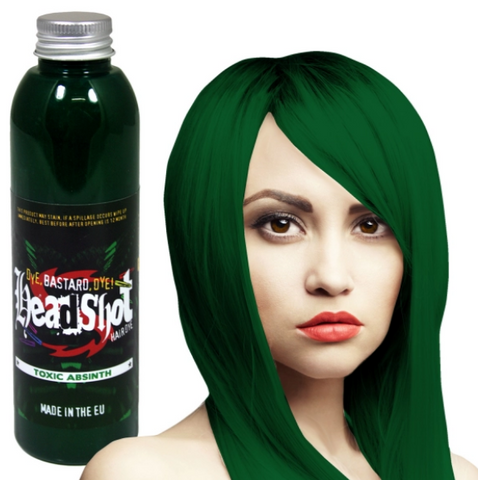 Head Shot Haarfarbe - Toxic Absinth - Semi Permanent Hair Dye - 150ml
