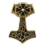 Anhänger Thorshammer Kreuz - Bronze