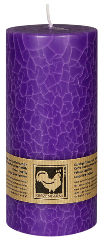 Stumpenkerzen Violett Craklee 135 x 65 mm