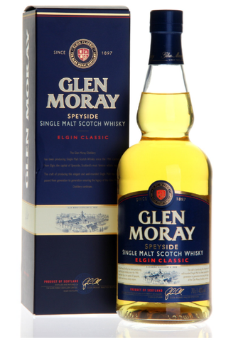 GLEN MORAY Speyside Elgin Classic Single Malt Scotch Whisky - 40% vol. 0,7l