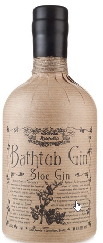 ABLEFORTH'S Bathtub Sloe Gin - 33,8 % vol, 0,1l - Gin mit der Basis auf Schlehen-Likör