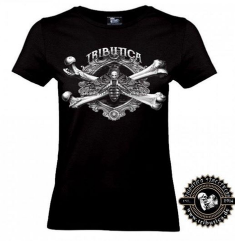 T-Shirt Acherontia Girl - by Tributica Streetwear - schwarz  versch. Größen