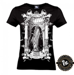 T-Shirt - Mors Omnia Aequat - Girlie - by Tributica Streetwear - schwarz  versch. Größen