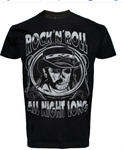 T-Shirt All Night Long Rock n Roll  - von dem Düsseldorfer Label - schwarz versch. Größen