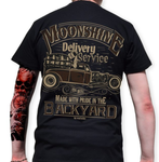 Moonshine Delivery T-Shirt - von dem Düsseldorfer Label - Schwarz versch. Größen