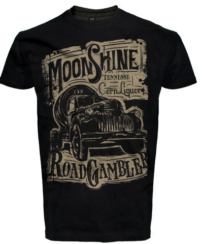 Moonshine Truck T-Shirt - von dem Düsseldorfer Label - Schwarz versch. Farben