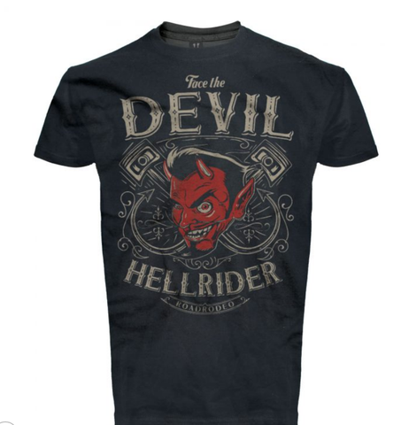 Hellrider T-Shirt - von dem Düsseldorfer Label - Schwarz versch. Größen